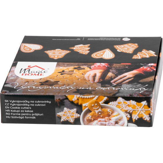 MagicHome Cepšanas forma, Ziemassvētki,  6 veidi, 36 gab.