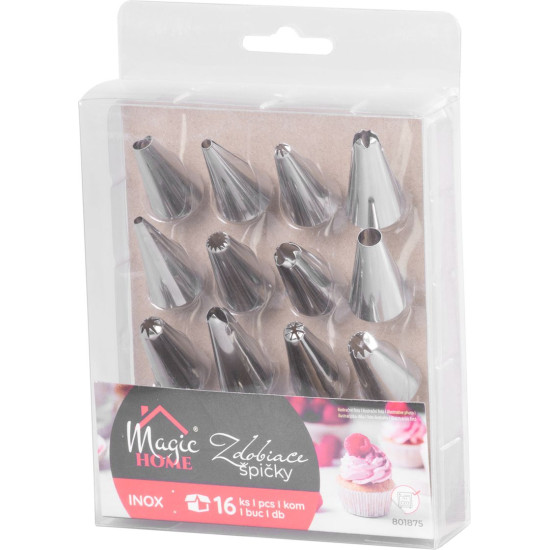 MagicHome tip, decorative, mix of patterns, 16 pcs