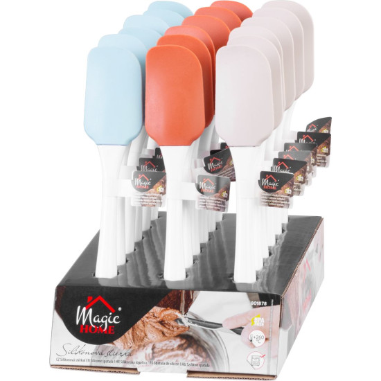 Лопатка MagicHome для выпечки/готовки, силикон, 25x5,2x1,1 см, в коробке 18 шт.