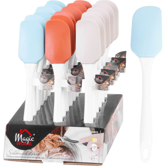 Лопатка MagicHome для выпечки/готовки, силикон, 25x5,2x1,1 см, в коробке 18 шт.