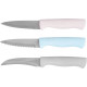 Нож MagicHome, 3 вида, кухонный, для очистки овощей, упк. 24 шт.