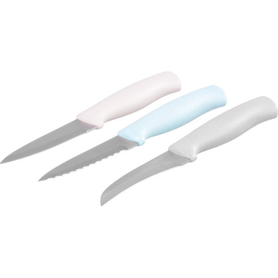Нож MagicHome, 3 вида, кухонный, для очистки овощей, упк. 24 шт.