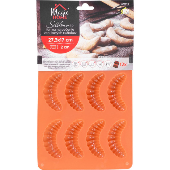 MagicHome cepšanas forma, silikona, 12 gab, 27,3x17x2 cm