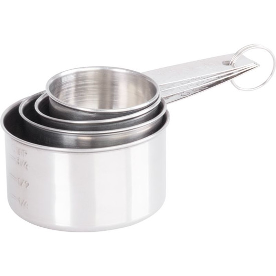 Мерный стакан MagicHome, нержавеющая сталь, набор из 4 шт.