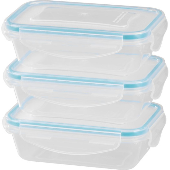 Контейнер для пищевых продуктов MagicHome YH375, прямоугольный, набор из 3 шт., 400 мл, 162x111x51 мм
