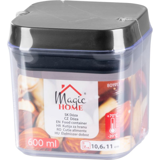 Герметичный контейнер MagicHome,  600 мл, 106x106x110 мм