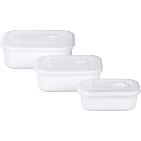 Контейнер для пищевых продуктов MagicHome MB41, набор из 3 шт., 700/1300/2100 мл, прямоугольный