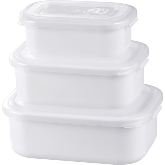 Контейнер для пищевых продуктов MagicHome MB41, набор из 3 шт., 700/1300/2100 мл, прямоугольный