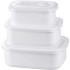 Контейнер для пищевых продуктов MagicHome MB41, набор из 3 шт., 700/1300/2100 мл, прямоугольный
