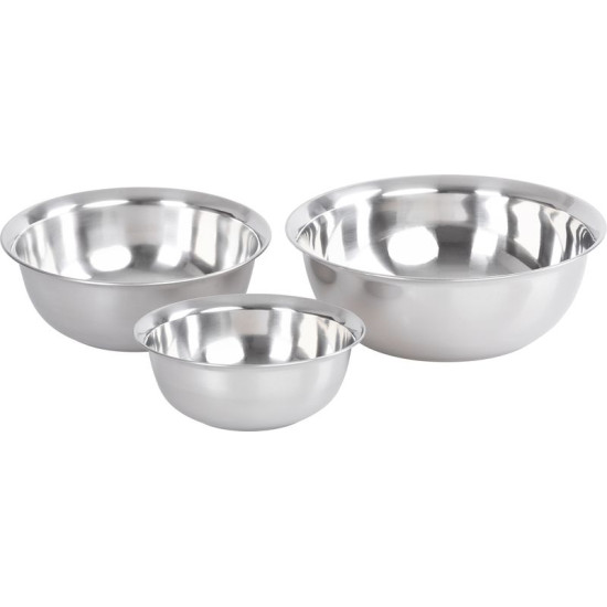 MagicHome bļoda, nerūsējošais tērauds, 18-22-26 cm, 3 gab