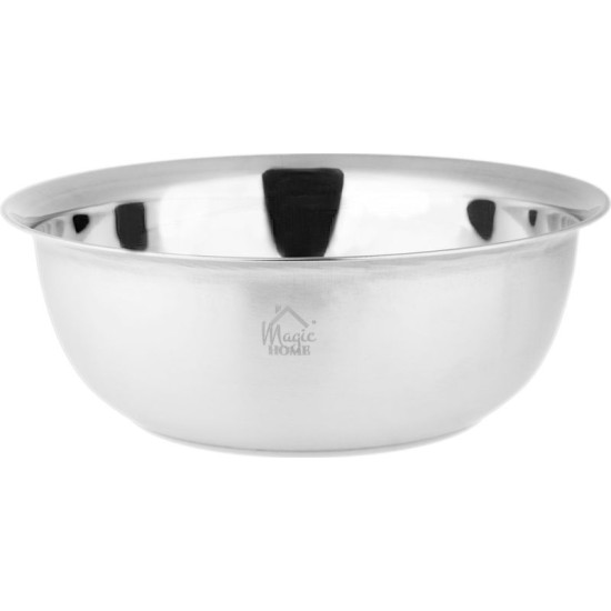 Дуршлаг MagicHome, 26,5 см, с чашей, круглые отверстия, нержавеющая сталь