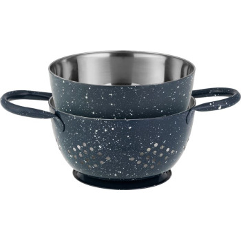 Дуршлаг MagicHome с чашей, 15,5 см, с ручкой,  нержавеющая сталь, набор из 2 шт.