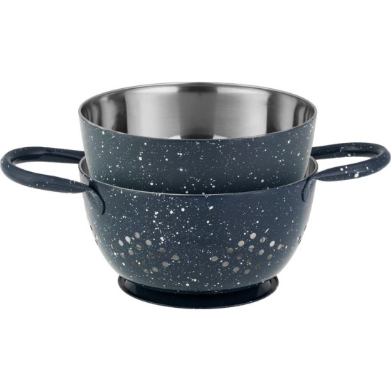 Дуршлаг MagicHome с чашей, 15,5 см, с ручкой,  нержавеющая сталь, набор из 2 шт.