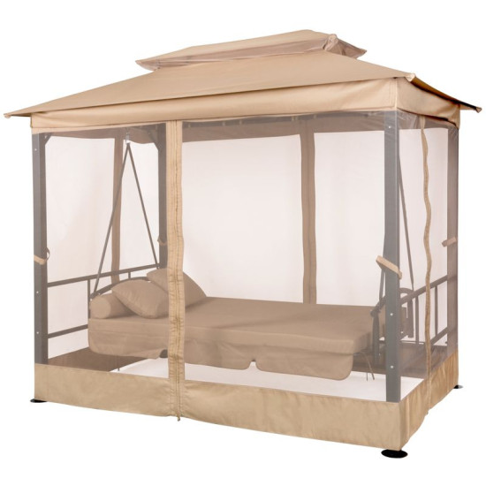 Garden swing ALIPASCHA Lux, 257x174x235 cm