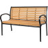 Garden bench KIMBRA, 120x82x41cm, steel/plastic
