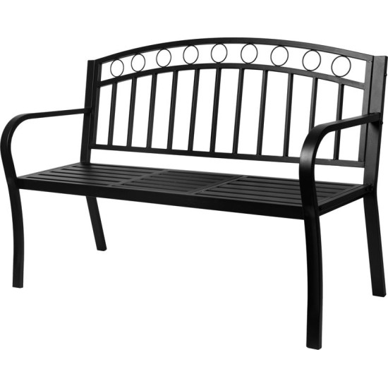 Скамья PEGI, сад со столом, металл 127x53x84 см.