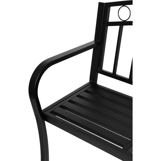 Скамья PEGI, сад со столом, металл 127x53x84 см.