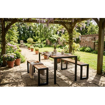 Set Garden Garden, Таблица 118x58x75,5 см, 2x скамейка 108x25x45 см.