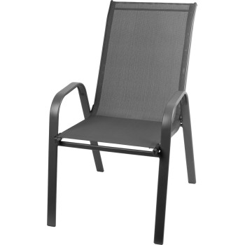 Chair LEQ KAREN, grey, patio, 56x68x93 cm