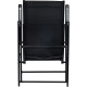 Minini chair, black, garden, adjustable, 56x71x106 cm