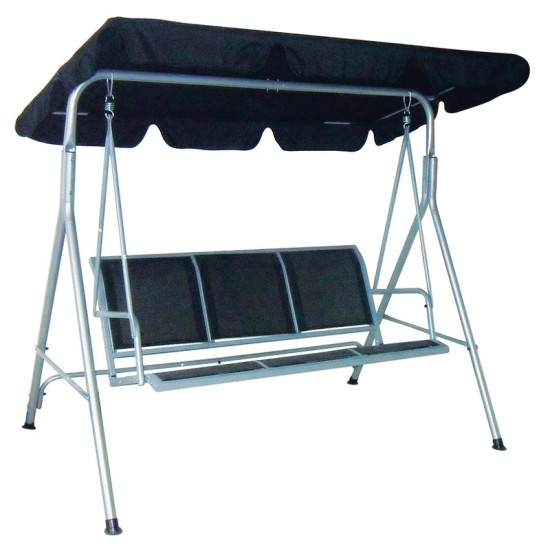 Garden swing CAIRO, 150 kg, 175x112x155 cm, PE 160 g/m2