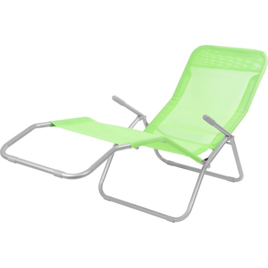 Lounger JAMAICA, 140x60x96 cm, green Lounger JAMAICA, 140x60x96 cm, green