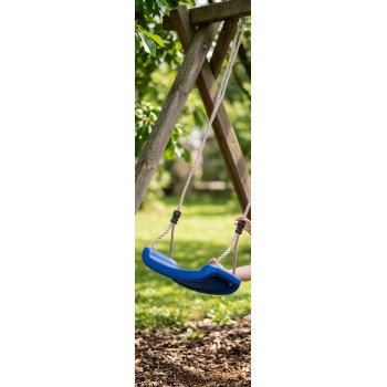 Bērnu šūpoles LEQ ABELLA, zilas, 43x17x8,5 cm, plastmasas Bērnu šūpoles LEQ ABELLA, zilas, 43x17x8,5 cm, plastmasas