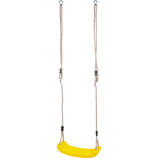 Child swing LEQ ABELLA, yellow, 43x17x8.5 cm, plastic