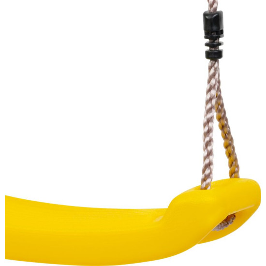 Child swing LEQ ABELLA, yellow, 43x17x8.5 cm, plastic
