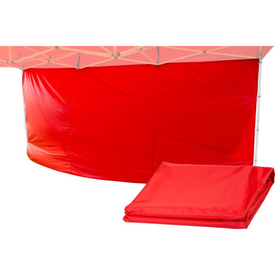Wall FESTIVAL, red, for tent, UV resistant