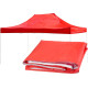Roof FESTIVAL, red, for tent, UV resistant