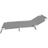 Lounger PANAMA, gray, 188x55x27 cm