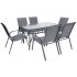 Terrases komplekts ANTOINE, 1x galds, 6x krēsls, ShadowGray
