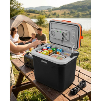 Автомобильный холодильник Strend Pro, 2х1, 24 литра, 230В/12В, полиуретановая изоляция Автомобильный холодильник Strend Pro, 2х1, 24 литра, 230В/12В, полиуретановая изоляция