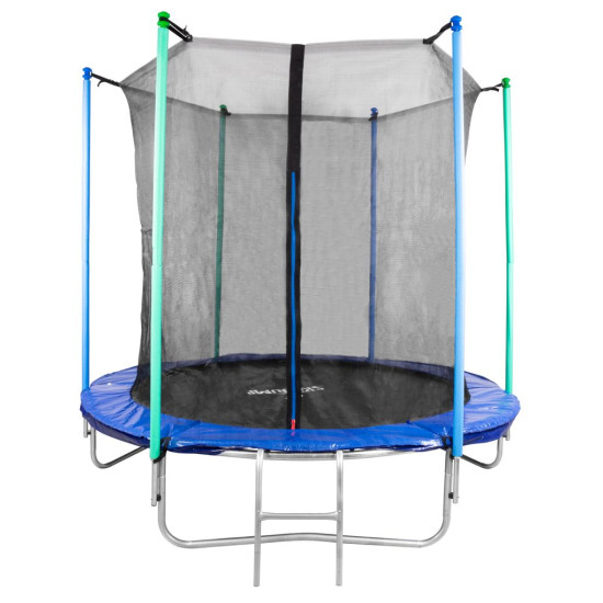 Батут Skiрjumр GS08, 244 см, внутренняя сетка, лестница