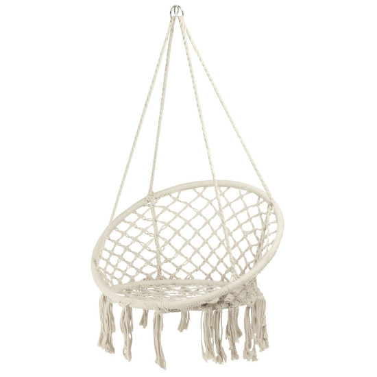 Armchair LOGAN, max. 100 kg, garden, swing, beige net Armchair LOGAN, max. 100 kg, garden, swing, beige net