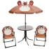 Комплект детской садовой мебели LEQ MELISENDа Mono, обезьяна, зонтик 105 см, стол 50 см, 2 стула. детский