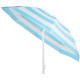 Parasol DALIA 180 cm, 32/32 mm, with tilting joint, blue-white, beach