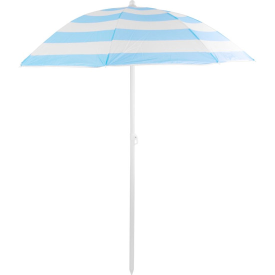 Parasol DALIA 180 cm, 32/32 mm, with tilting joint, blue-white, beach