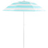 Parasol DALIA 180 cm, 32/32 mm, with tilting joint, turquoise-white, beach