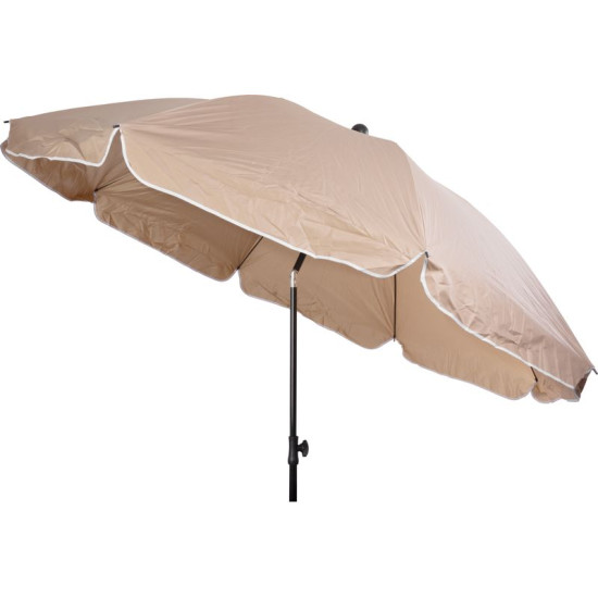 Parasol BETTY 200 cm, 22/25 mm, with hinge, beige, beach Parasol BETTY 200 cm, 22/25 mm, with hinge, beige, beach