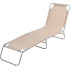 Lounger PANAMA, beige, 188x55x27 cm