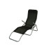 Jamaica lounger, black, 140x60x95 cm