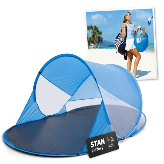 Tent Strend Pro, foldable, beach, blue, 190x120x90 cm