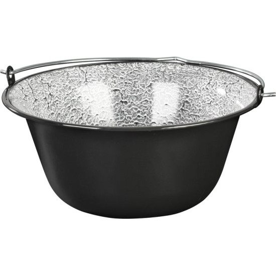 MagicHome tējkanna, sautēšanai, 12 lit., 39,8x18 cm, emaljēta, melna, bez vāka