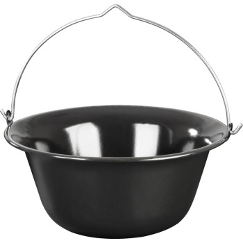 MagicHome katls, gulašam, 12 litri, 39,8x18 cm, emaljēts, pelēks-melns, bez vāka
