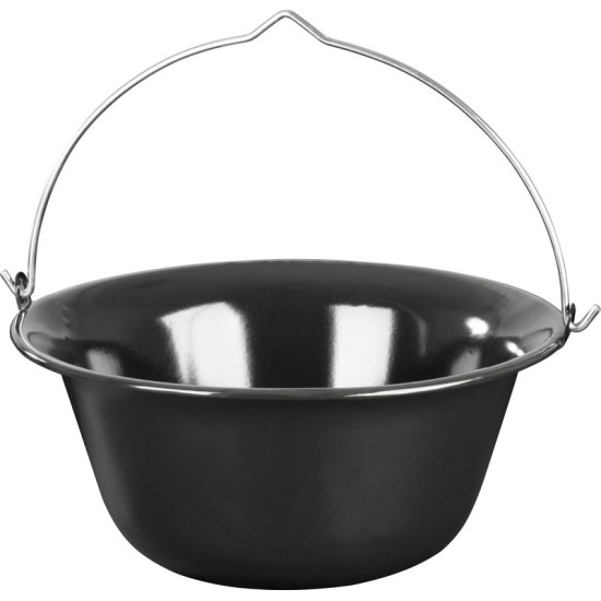 MagicHome katls, gulašam, 12 litri, 39,8x18 cm, emaljēts, pelēks-melns, bez vāka