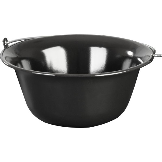 MagicHome katls, gulašam, 12 litri, 39,8x18 cm, emaljēts, pelēks-melns, bez vāka