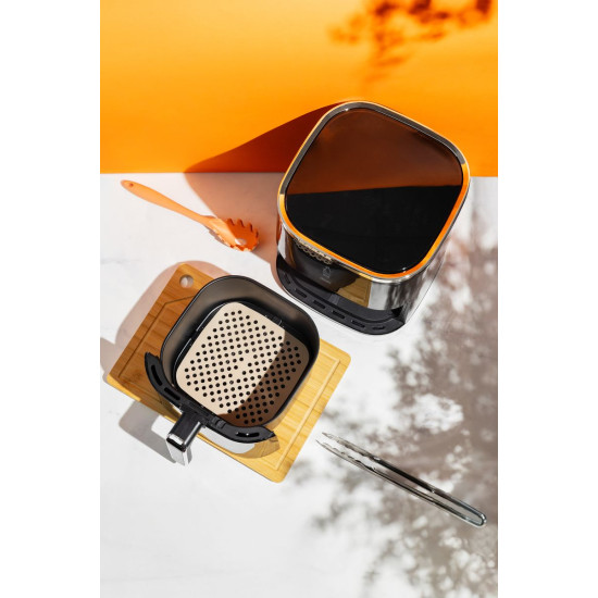 Mat MagicHome, silicone, for air fryer, square, 18.7x18.7x0.1 cm Mat MagicHome, silicone, for air fryer, square, 18.7x18.7x0.1 cm