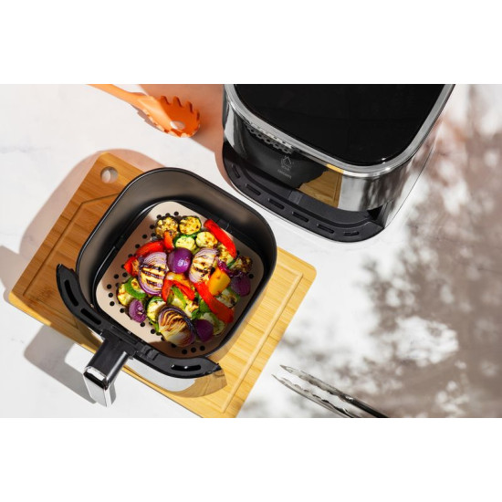 Mat MagicHome, silicone, for air fryer, square, 18.7x18.7x0.1 cm Mat MagicHome, silicone, for air fryer, square, 18.7x18.7x0.1 cm